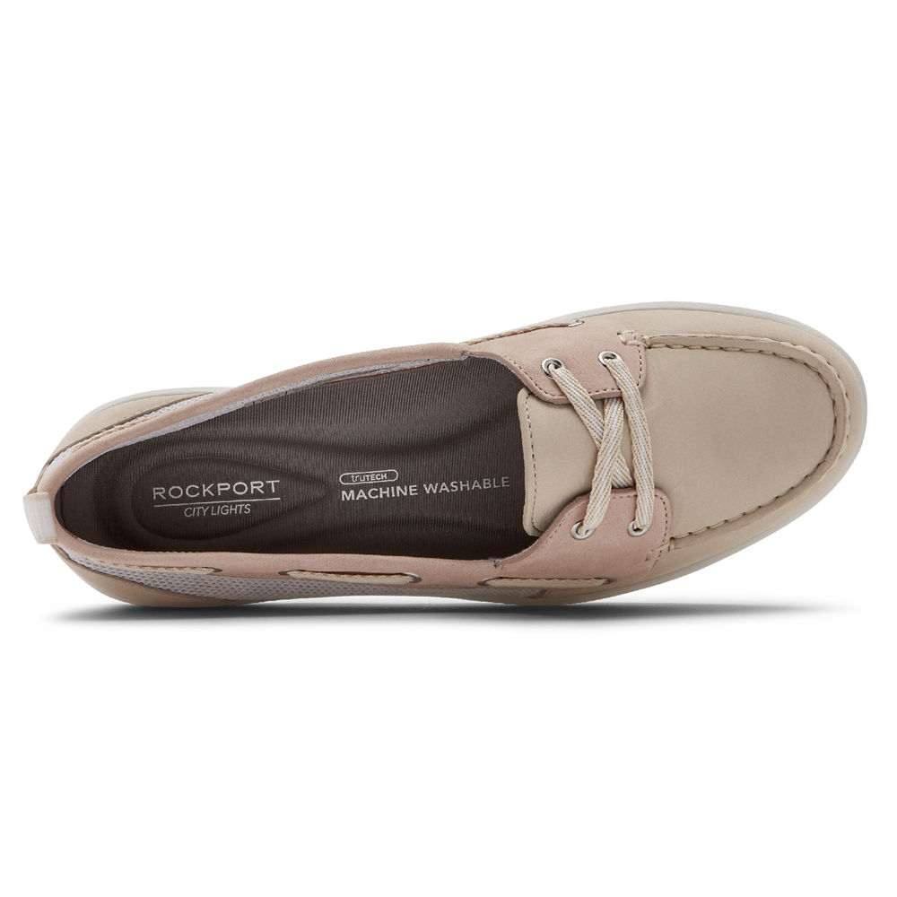 Rockport Womens Ayva Washable - Boat Shoes Pink - BSU341802